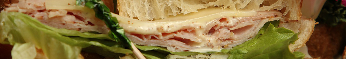Eating Sandwich at Rhapsodies Gourmet Frozen Custard and Sandwiches restaurant in Oshkosh, WI.